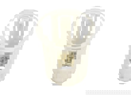 Supporto in plastica per ammortizzatore per bagagliaio. Porsche 958 Cayenne - 95834350350