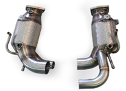 Sports exhaust catalytic converter with GPF Porsche 991.2 - P0.014.C01