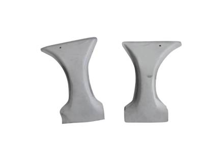 Salidas de aire del desempañador izquierda y derecha. Porsche 356 Pre-A - 35649071, 356 49071, 35649071A, 356 49071A - PP160VPA, P160VPA