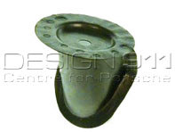 Rear suspension stop on inner wheel house. Porsche 356 T6 only - P154, PP154, 64450116906