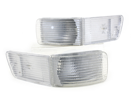 Doorzichtige richtingaanwijzereenheid voorzijde. Porsche 964 - 96463199901, 96463140502, 96463140602, 96463140900, 96463141000 - LI.005.001