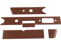 Dashboard wood style facia trim set LHD. Porsche 911 10/1964-06/1965 - 90155204120 - 1689813110
