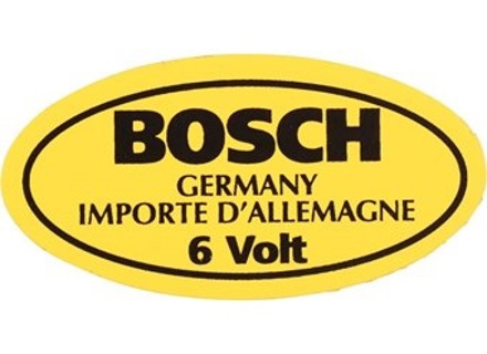 Sticker '6 Volt' for Porsche 356 - PCG70100800