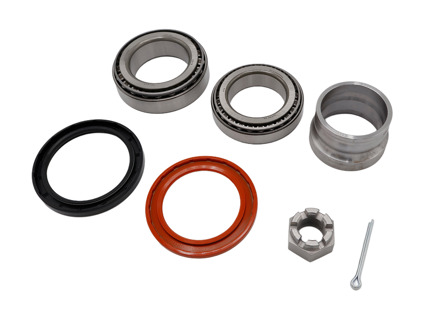 Wheel bearing set for one rear hub. Porsche 911 Turbo - PCG93005900, 99911323540, 99905905600, 93033160901, 99905904700
