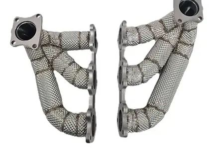 Auspuffkrümmersatz Edelstahl. Porsche 992 / 992 turbo - 0PB251215A, 0PB251215, 0PB251216A, 0PB251216 - 9MPB251215