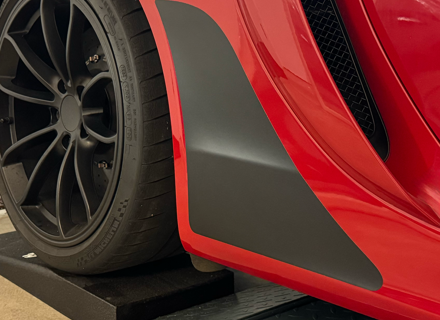 MagnaFin WrapFin 'shark fin' style stone guards. Porsche 981 Boxster / 981 Cayman - 98750482501, 98750482601 - WF981