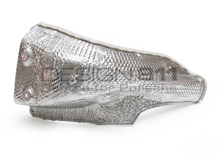 Hitzeschutzschild für die hintere Stoßstange. Porsche 981 Boxster / 981C Cayman - 98150547900, 98150548000