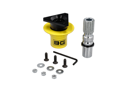 B-G Racing Steering wheel quick release weld-on - 3 point - BGR700, BGR701