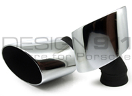 Exhaust tail pipes. Porsche 993 C2S / C4S - 99311198102, 99311198202