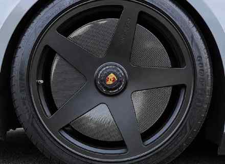 Achterwielschijfkap van koolstofvezel. Porsche 992.1 GTS - 992.25.10.BC, 992.25.10.VGC, 992.25.10.PR, 992.25.10.GB