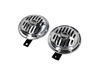 Hupenset 12 Volt in Chrom Porsche 356 / 911 / 912 2er Set - 9001000, 64463511111, 64463511200, 64463511300, 64463511400