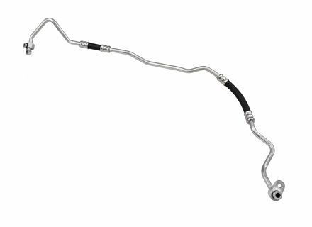 Air conditioning Refrigerant Pressure line between condenser. Porsche 718 (982) Boxster / Cayman - 982260335C, 982260335F - at24466