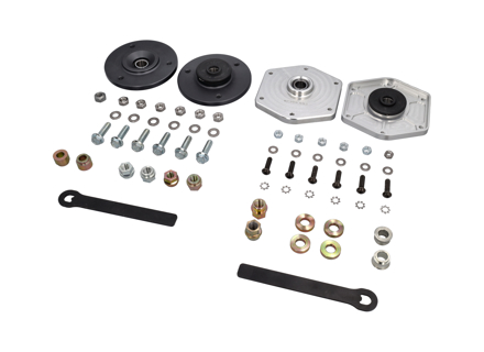 Top Mounts Sealed Front Camber Plates Kit for Porsche 997 2WD - 99734301801, 99633305903, 99733306100, 99733306101, 99733306102 - S21, S26