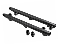 Kit de rampe d'injection usinée CNC, anodisée noire. Porsche 964 / 993 3.6L - 99311004002, 99311004004, 96411030700, 96411030800 - AMS9050033