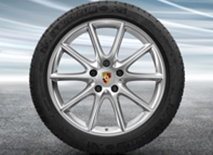 20' Cayenne Design Alloy Wheels & Winter Tyres Original Porsche - 9Y0044600B, 9Y0044610B