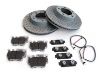 Brake Disc Package with Sport BREMBO Brake Pads Porsche 996 1997-04 - 07B31417, 99735140501ABS, 99735140601ABS, 99761267701, 99635208602, 99635194800, 99635194802, 99735140501, 99735140601, 18136, 18137, 99761267700, 99661234700, 99761267790, 99761267791, 99761234700, 99635208601, 96435209601 Brake Disc Package with Sport BREMBO Brake Pads Porsche 996 1997-04 - 07B31417, 99735140501ABS, 99735140601ABS, 99761267701, 99635208602, 99635194800, 99635194802, 99735140501, 99735140601, 18136, 18137, 99761267700, 99661234700, 99761267790, 99761267791, 99761234700, 99635208601, 96435209601