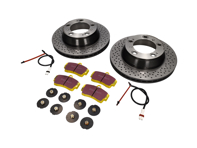 Pacchetto dischi freno con pastiglie freno Sport EBC Porsche 997 C2 3.6L - DP41208R, 99635240104BRE, 99635240104, 99661236501, 99635208600, 99635208602