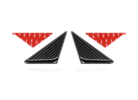 Set deflettori antivento in fibra di carbonio anti-scuotimento. Porche 992