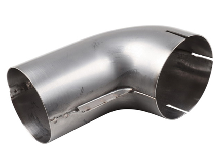 Wärmetauscher-Winkelverbinder, Edelstahl. Porsche 911 1975-83 / 930 Turbo - 91121113100, 1623150100, 91121113101, 1623150200 - 1623150200, 1623150100