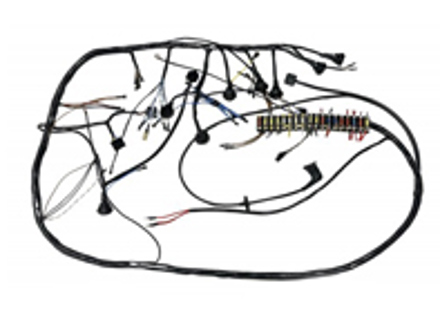 Faisceau de câbles de coffre à bagages. Porsche 911 1970 - 91161200200, 91161206000