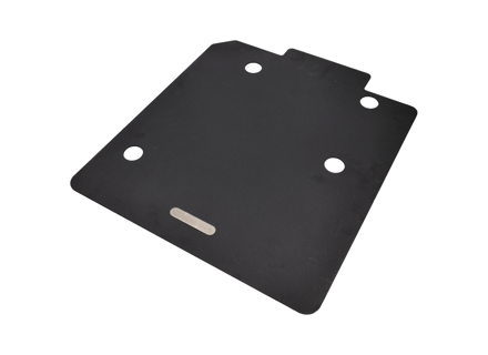 Tapis de piste Rennline noir d'occasion, côté conducteur. Porsche 996 / Boxster 986 - TM07