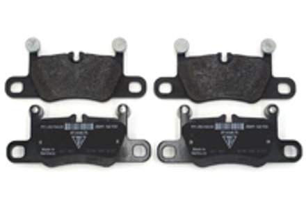 Brake pads, Rear. Porsche 970 Panamera 3.6L / 4.8L / Turbo - 97035294904, 97035294908, 971698451A, 971698451L