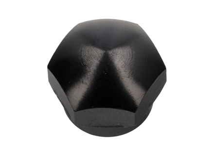 Wiper arm assembly cup nut Front, BLACK. Porsche 911 / 914 - 90162834100