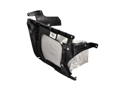 Stoßstangenhalterung / Hitzeschild hinten. Porsche 996 C4S 2002>> - 99650563102, 99650563202