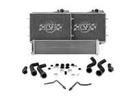 Aluminium-Kühler für Kühlwasser und Schläuche, 3er-Set. Porsche 996 Turbo / GT2 - 99610613172, 99610613174, 99610613270, 99610613272, 99610603773, 99610603775 - 7056, 7055, 7053