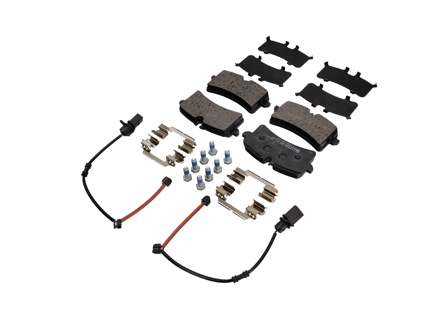 Plaquettes de frein arrière avec accessoires, gamme standard Zimmerman. Porsche 95B Macan Turbo - 24643.170.2, 95B698451, 95B698451A, 95B698451B, 95B698451L - 24643.170.2