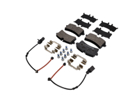 Plaquettes de frein arrière avec accessoires, gamme standard Zimmerman. Porsche 95B Macan Turbo - 24643.170.2, 95B698451, 95B698451A, 95B698451B, 95B698451L - 24643.170.2