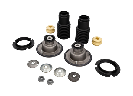 Rear Shock Absorber Top Mount & Overhaul Kit. Porsche 987 Boxster 2006-08 with PASM - PAF103353, 99734310700, 98733305900, 98633350902, 98633350402, 98633350403, 98633330100, 98633350501, 99734310701