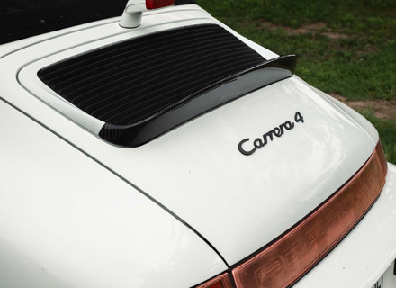 Spoiler posteriore in fibra di carbonio per portellone posteriore di Rennline. Porsche 964 - 96451201700