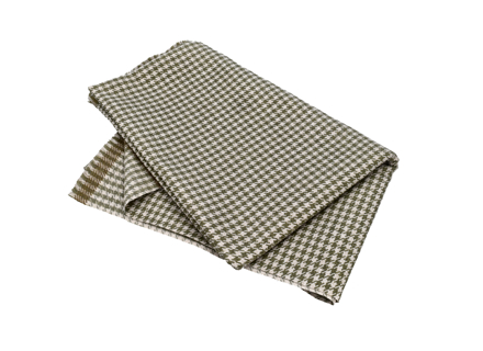 Tissu classique Pepita Porsche Houndstooth, Noir / Blanc
