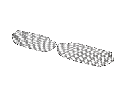 前保险杠侧格栅金属丝网套件。保时捷 987 第二代 Boxster 和 Boxster S