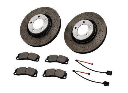 FRONT Brake Disc and Brake Pad Package. Porsche 992.1 GTS / 992.2 GTS - 992615301T, 992615302T