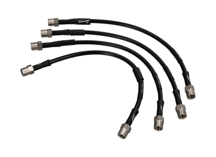 Goodridge Stainless steel brake hose set SPR0900-4C.  Porsche 986 Boxster - 99635513901, 99635513900, 99635513903, 99635513904, SPR0900-4C, SPR0900-4P