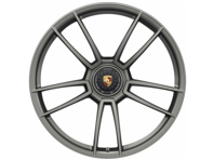 Centre lock Turbo S front alloy wheel in Silk-Gloss Platinum finish 20' 8.5J ET39 (Winter) - 992601025ACOB5 Centre lock Turbo S front alloy wheel in Silk-Gloss Platinum finish 20' 8.5J ET39 (Winter) - 992601025ACOB5