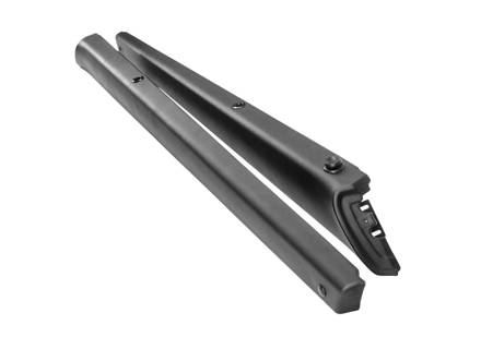 Lederen sierlijsten (set van twee), zwart, linksgestuurd. Porsche 911 / 964 Coupé / Targa / Cabriolet 1987-94 - 91155508308, 91155508407 - I238