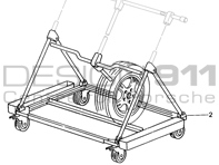Ruedas y Neumáticos Sistema de Transporte / Almacenamiento Porsche 996 / 997