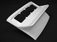 Spoiler posteriore a coda d'anatra (Ducktail), telaio in alluminio. Porsche 911 - TK 13, TK13, TK13A Spoiler posteriore a coda d'anatra (Ducktail), telaio in alluminio. Porsche 911 - TK 13, TK13, TK13A
