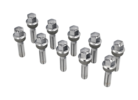 Wheel bolts Chrome plated for Porsche Boxster 986 / 996 / 997 Extra Long (PACK OF 10) - 3608100018