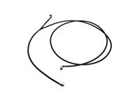 前部清洗器软管。适用于 2014 款保时捷 Macan 95B。 - 95B955960, 95B955960A