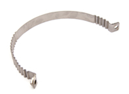 Auspuffschelle. Porsche 987 Boxster / 987C Cayman - 98711121000, 98711121001