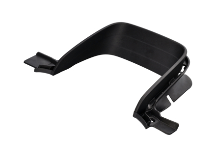 Blende für Auspuff-Endrohr Matt Schwarz. Porsche 718 Boxster Spyder / Cayman GT4 - 982807833OK1, 982807834OK1