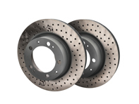 Disco freno anteriore forato (COPPIA). Porsche 944S2 / 944 Turbo / 968 - 95135104102, 95135104103, 95135104101 - 951 351 041 03 rd