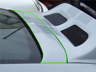 Blanking Panel for 3rd brake light for Porsche 997 Models Blanking Panel for 3rd brake light for Porsche 997 Models
