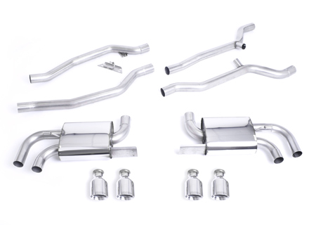 Milltek Sportuitlaatsysteem zonder resonantie (luider) cupmodel. Porsche 958 Cayenne Turbo 4.8L V8 2010-14 - 95811302450, 95811302451, 958113024BX, 95811302452, 95811302453, 958113030X, 958113030BX, 95811302454, 958113030CX, 95811302350, 95811302351, 958113023CX, 95811302352, 958113029BX, 95811302353, 958113029X, 95811302354, 958113029CX, 95811191020, 95811191021, 95811191022 - SSXPO110