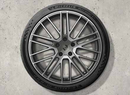 21" Panamera „911 Turbo Design" Alufelgen und Sommerreifen Original Porsche - 976044660K