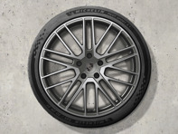 21' Panamera '911 Turbo Design' alloy wheels and summer tyres Original Porsche - 976044660K 21' Panamera '911 Turbo Design' alloy wheels and summer tyres Original Porsche - 976044660K
